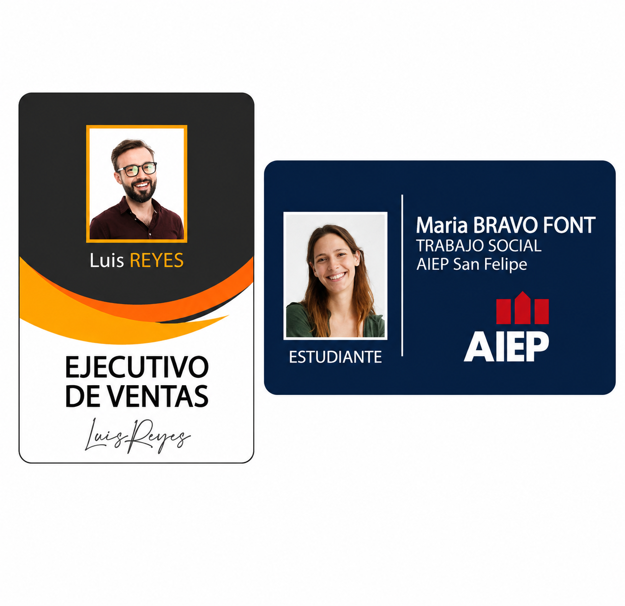 Impresión de carnet institucional y credenciales con tecnología Fargo en Chillán, con sobrelaminado de seguridad