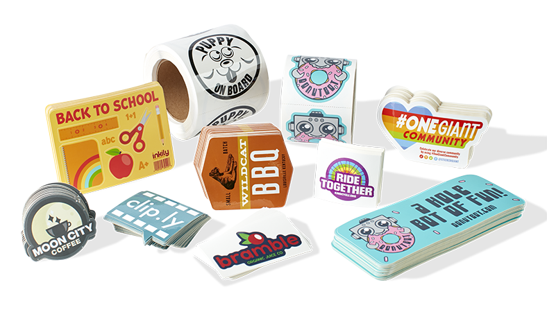 Stickers personalizados para marca, emprendimiento o producto